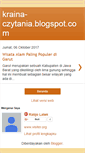 Mobile Screenshot of kraina-czytania.blogspot.com