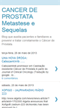 Mobile Screenshot of cancerdeprostatametastase.blogspot.com