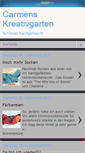 Mobile Screenshot of carmenskreativgarten.blogspot.com