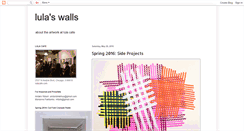 Desktop Screenshot of lulaswalls.blogspot.com
