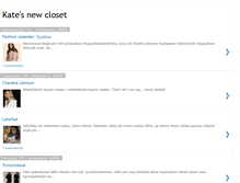 Tablet Screenshot of katesnewcloset.blogspot.com