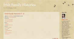 Desktop Screenshot of irishfamilyhistories.blogspot.com