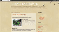 Desktop Screenshot of desainlandscape.blogspot.com