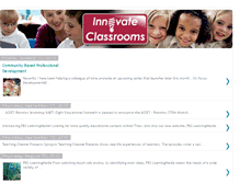 Tablet Screenshot of innovateclassrooms.blogspot.com