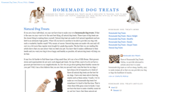 Desktop Screenshot of homemadedogtreatsonline.blogspot.com