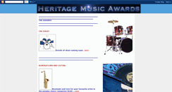 Desktop Screenshot of heritage-music-awards.blogspot.com