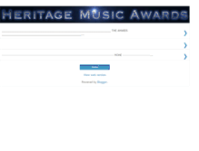Tablet Screenshot of heritage-music-awards.blogspot.com