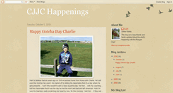 Desktop Screenshot of cjjchappenings.blogspot.com