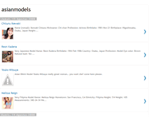 Tablet Screenshot of modelasian.blogspot.com