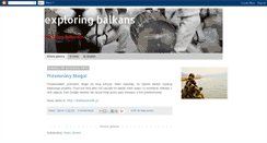 Desktop Screenshot of exploringbalkans.blogspot.com