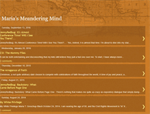 Tablet Screenshot of mariasmeanderingmind.blogspot.com