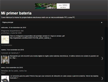 Tablet Screenshot of miprimerbateria.blogspot.com