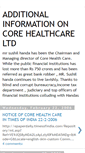 Mobile Screenshot of corehealthcare.blogspot.com