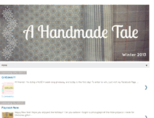 Tablet Screenshot of ahandmadetale.blogspot.com