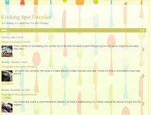 Tablet Screenshot of cookingspotunveiled.blogspot.com