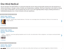 Tablet Screenshot of onemindmedical.blogspot.com