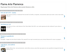 Tablet Screenshot of flamaarteflamenca.blogspot.com