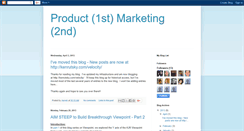 Desktop Screenshot of first-productmarketing.blogspot.com