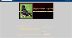 Desktop Screenshot of deblynsgermanshepherds.blogspot.com