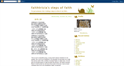 Desktop Screenshot of faithtricia.blogspot.com