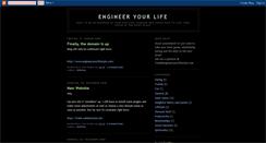 Desktop Screenshot of engineer-your-life.blogspot.com