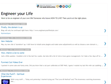Tablet Screenshot of engineer-your-life.blogspot.com