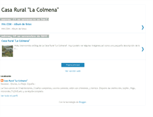 Tablet Screenshot of casarurallacolmena.blogspot.com