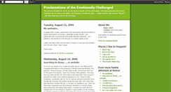 Desktop Screenshot of proclamations.blogspot.com