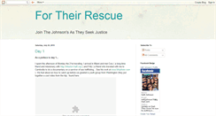 Desktop Screenshot of fortheirrescue.blogspot.com