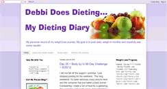 Desktop Screenshot of debbidoesdieting.blogspot.com