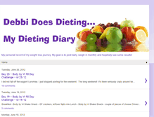 Tablet Screenshot of debbidoesdieting.blogspot.com