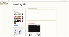 Desktop Screenshot of dearlifeylife.blogspot.com