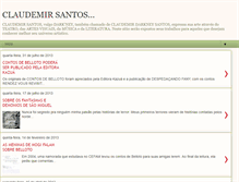 Tablet Screenshot of claudemir-santos.blogspot.com