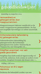 Mobile Screenshot of gezondheidswijzer.blogspot.com