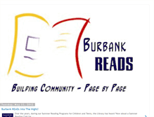 Tablet Screenshot of burbankreads.blogspot.com