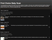 Tablet Screenshot of 1stchoicebabyscan4d.blogspot.com