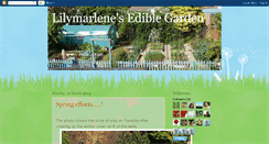 Desktop Screenshot of lilymarlenesediblegarden.blogspot.com