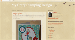 Desktop Screenshot of mycrazystampingdesign.blogspot.com