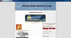 Desktop Screenshot of christianhomebusinessgroup.blogspot.com