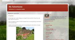 Desktop Screenshot of myadventures2008.blogspot.com