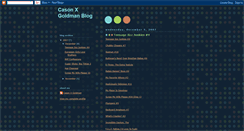 Desktop Screenshot of casonxgoldman2003.blogspot.com