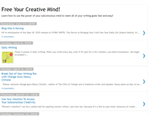 Tablet Screenshot of freeyourcreativemind.blogspot.com