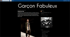 Desktop Screenshot of garconfabuleux.blogspot.com