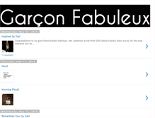 Tablet Screenshot of garconfabuleux.blogspot.com