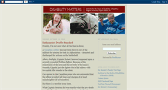 Desktop Screenshot of disabilitymatters.blogspot.com