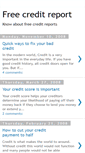 Mobile Screenshot of freecreditreportz.blogspot.com