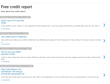 Tablet Screenshot of freecreditreportz.blogspot.com