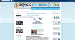 Desktop Screenshot of elboletindeespaciosanisidro.blogspot.com