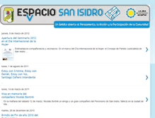 Tablet Screenshot of elboletindeespaciosanisidro.blogspot.com