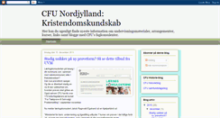 Desktop Screenshot of kristendomskundskab-cfu.blogspot.com